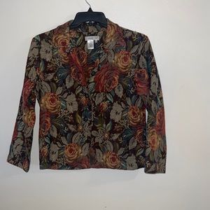 Coldwater Creek Floral Blazer (PM